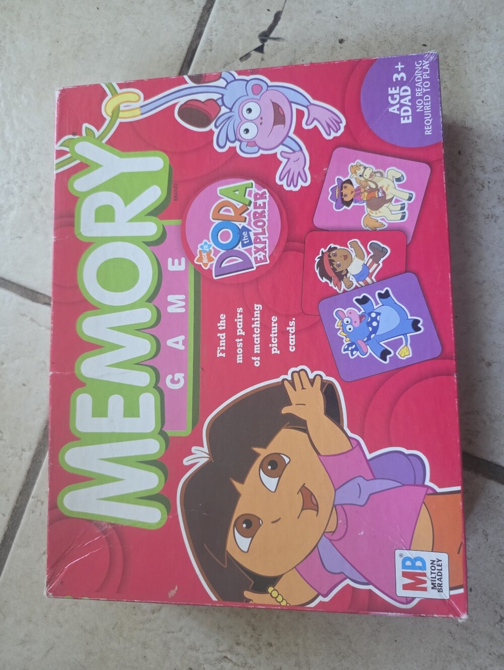 Vintage 2004 Milton Bradley Dora the Explorer Memory Game Complete!